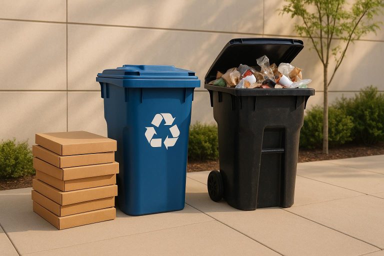 Cardboard Recycling vs Regular Waste Disposal